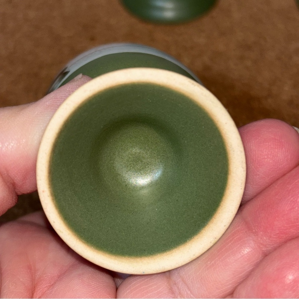 Mushroom Design Egg Cups Set of Three - Picture 3 of 4